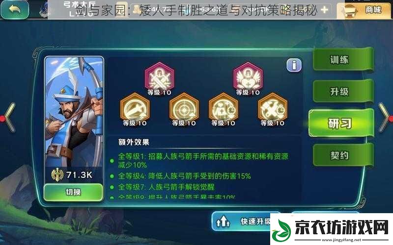 剑与家园：矮人手制胜之道与对抗策略揭秘
