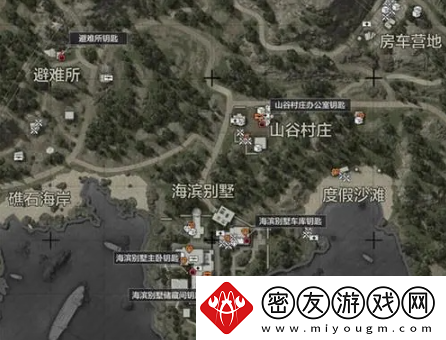 暗区突围山谷物资分布图攻略