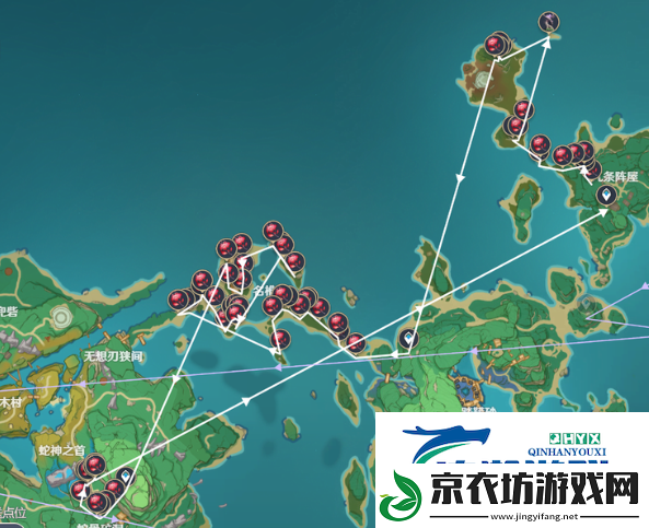 原神提瓦特钓鱼路线一览