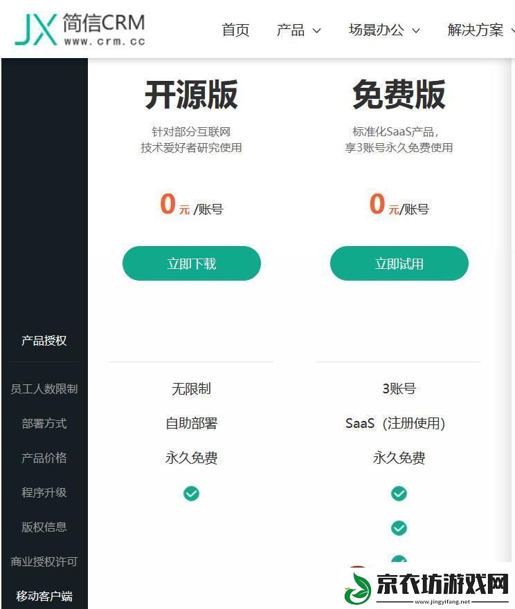 “国内永久免费SAASCRM”-惊吓！这不是搞笑吗