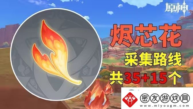 原神烬芯花采集路线-烬芯花在哪里可以采集