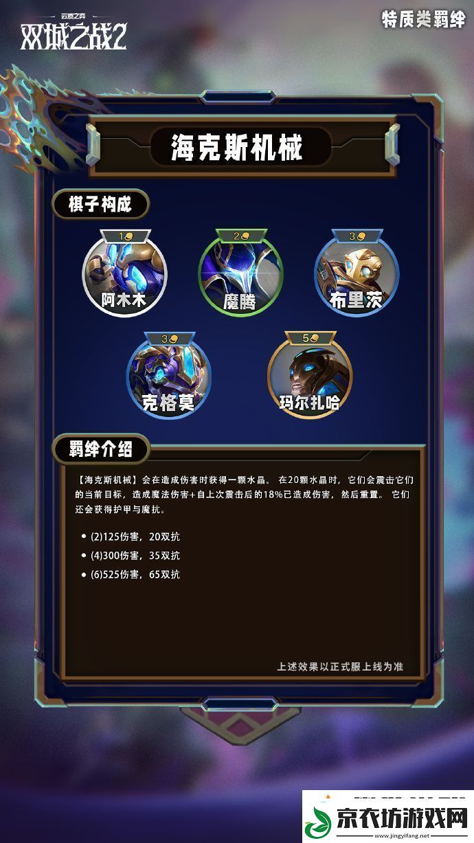 云顶之弈手游S13特质类羁绊有哪些