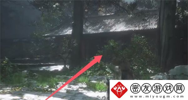 黑神话悟空黄花观松枘间打坐点在什么位置