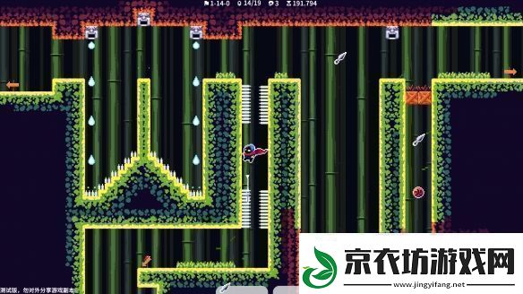 瞬移机制2D精准平台游戏忍者明Demo上线Steam有奖速通活动开启！