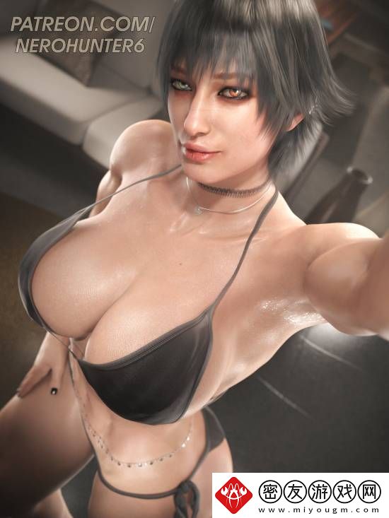 3D艺术家诠释泳衣蒂法
