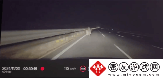 行人凌晨高速路上逆行