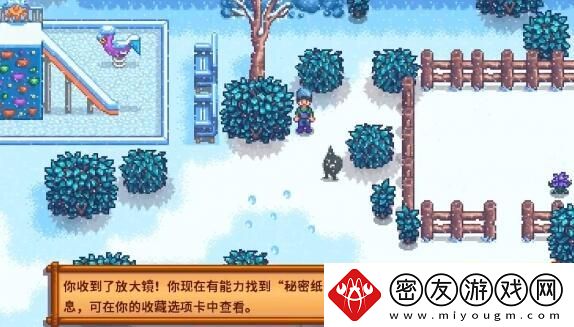 星露谷物语冬日谜团秘密纸条怎么使用