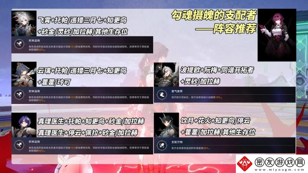 崩坏星穹铁道2.6卡芙卡怎么配队